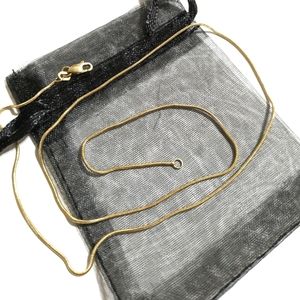 14k Solid Gold 17" Snake Chain. 4 Grams